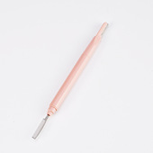 多功能应用 罗美两头旋转刀片修眉刀 不锈钢睫毛梳 带保护套梳子