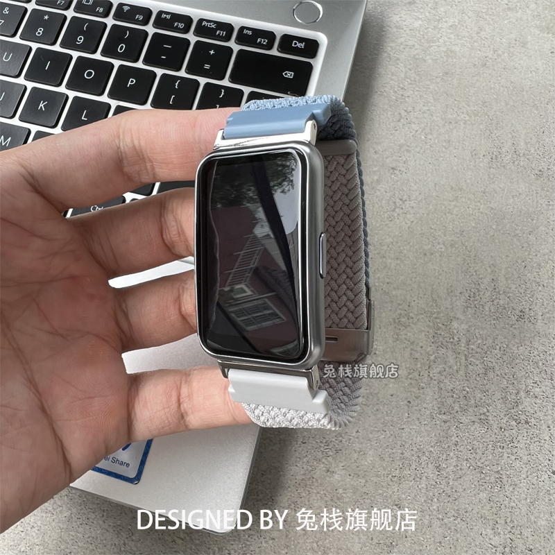 适用xiaomi小米手环8pro手表表带编织尼龙卡扣腕带官方原装男女生替换带配件表链柔软透气运动拼色新款