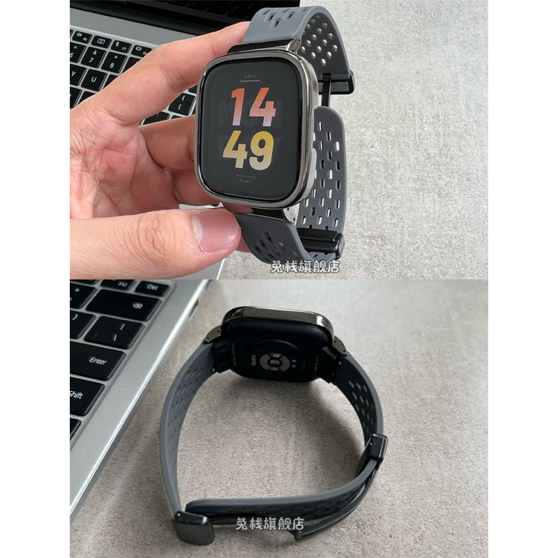 适用小米redmiwatch4/3红米手表3青春版表带redmi watch4/3/2/1代原装洞洞透气硅胶磁吸折叠扣腕带男女生运动 智能设备 智能手表手环表带/腕带 原图主图