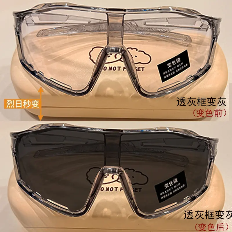新款骑行护目镜变色日夜两用防风沙防紫外线户外专业防尘太阳眼镜