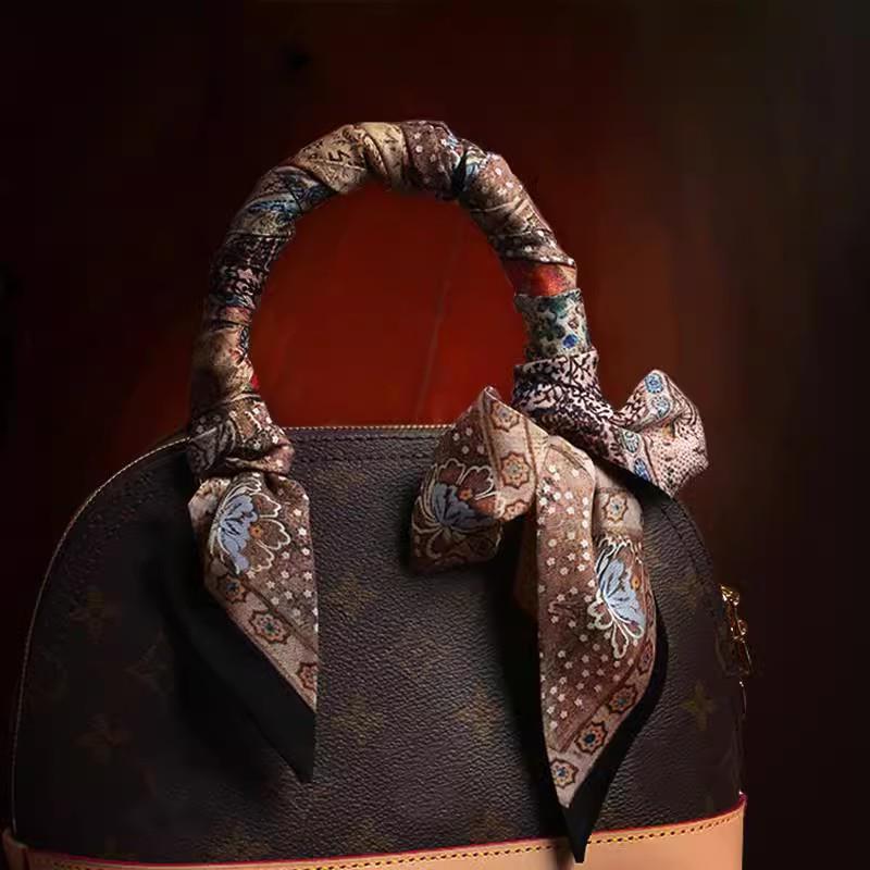 lv5&vv20丝巾绑包丝带speedy30手柄缠带细窄长条发带绑带飘带轻奢