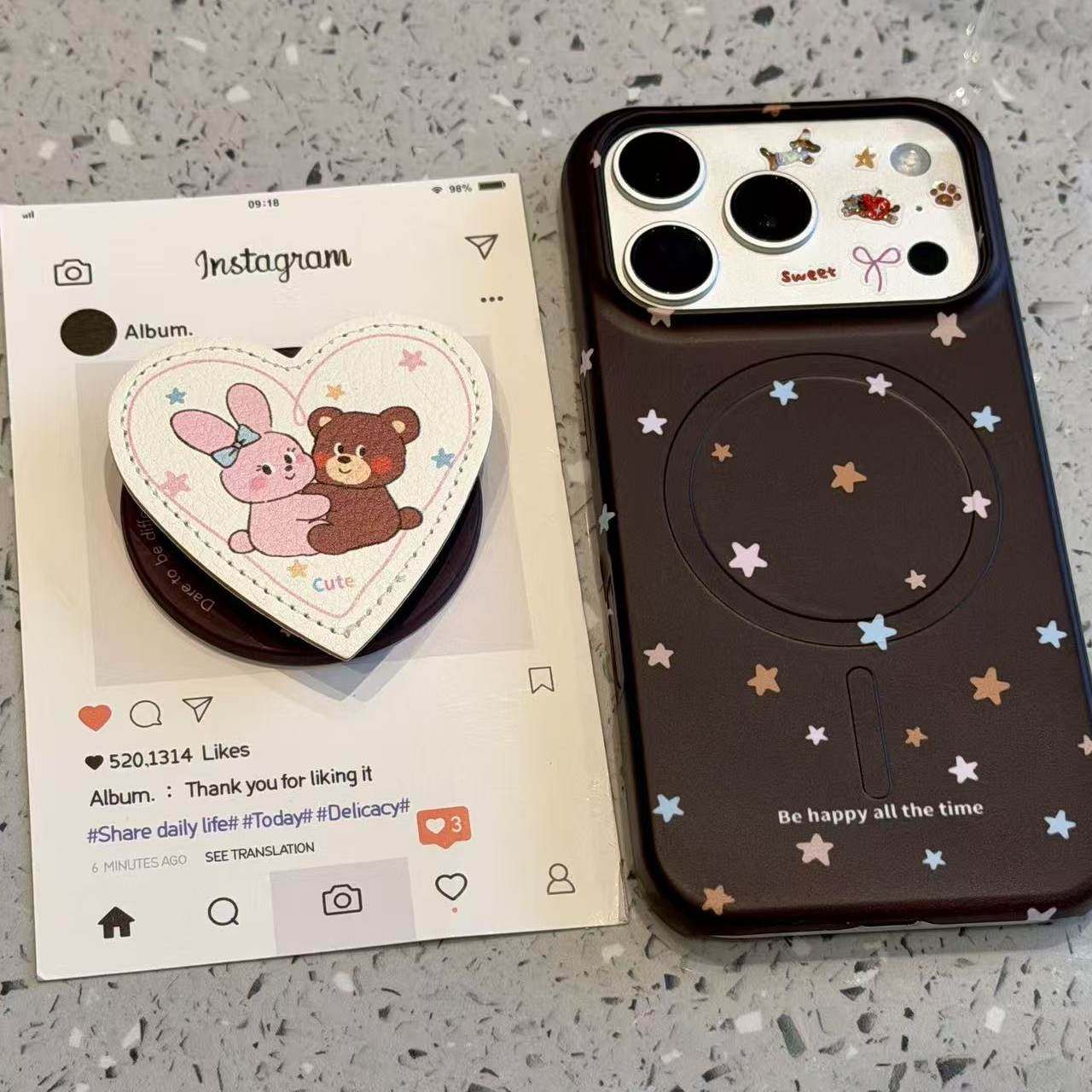 甜美彩色星星相拥小熊小兔适用iPhone17promax手机壳15新款17pro网红女款13创意全包防摔16pro超好看17保护套,3C数码配件,手机保护套/壳,淘宝优惠券,粉丝福利购,淘宝优惠卷