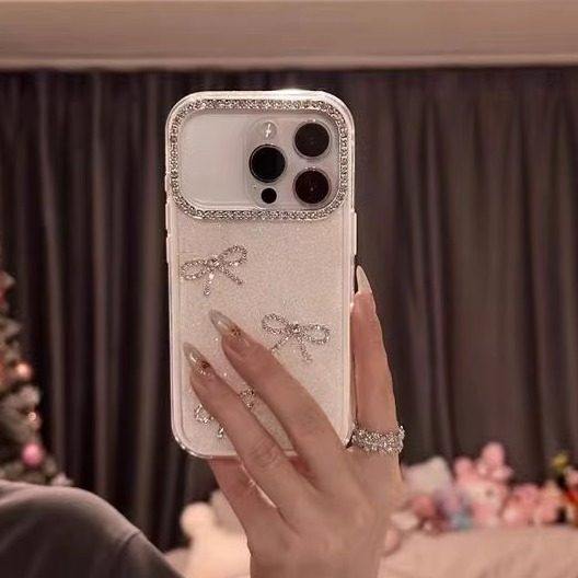 ins韩风立体闪钻蝴蝶结闪粉壳适用iPhone17promax手机壳15新款17pro13创意全包防摔16pro超好看17保护套,3C数码配件,手机保护套/壳,淘宝优惠券,粉丝福利购,淘宝优惠卷