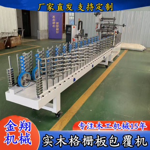 300型EVA颗粒胶集成墙板贴布覆膜机  450款PUR热胶线条包覆机