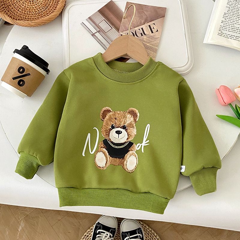 春秋季男孩女童时尚长袖单卫衣潮