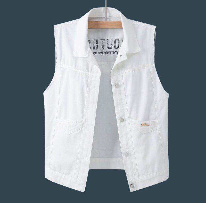 牛仔马甲男女2024春夏季新款洋气显瘦外穿百搭短款上衣背心外套男,男装,常规马甲,淘宝优惠券,粉丝福利购,淘宝优惠卷