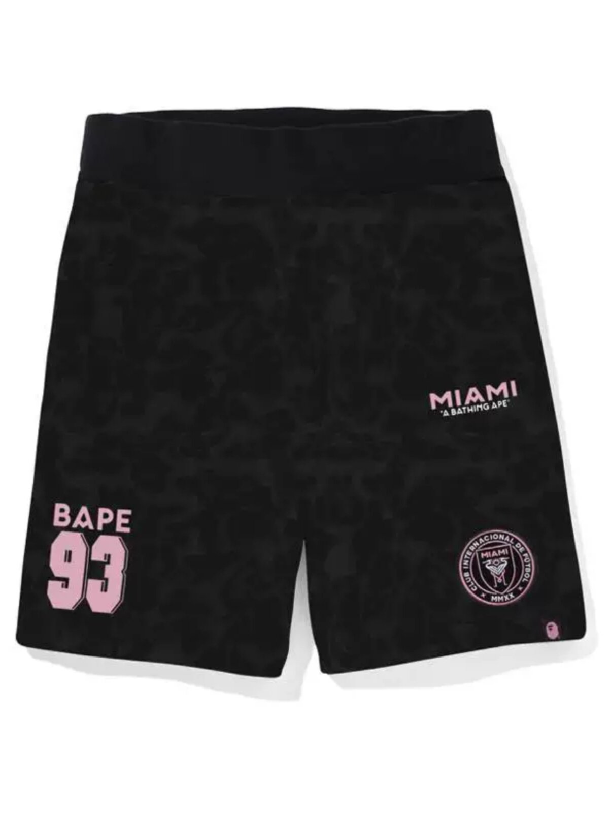 일본 유행 BAPE 마이애미 인터내셔널 MIAMI 연명 위장 스포츠 반바지 캐주얼 패션 남녀 7부 바지