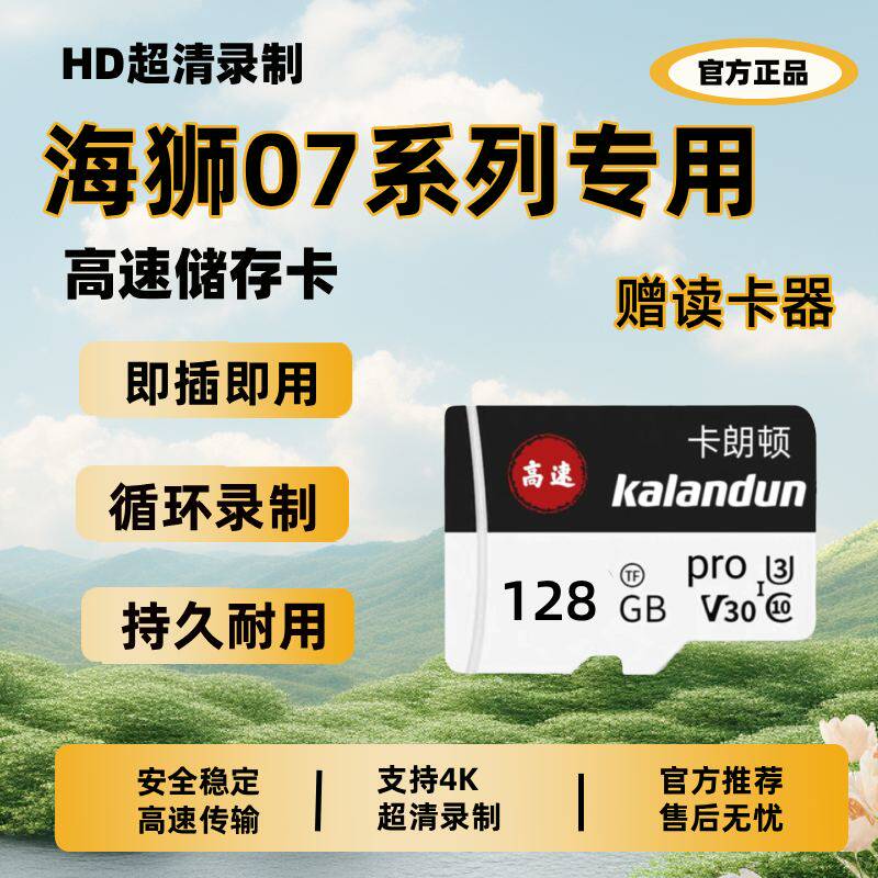 海狮07行车记录仪专用内存卡海狮07dmi 07ev哨兵高速SD存储卡tf卡