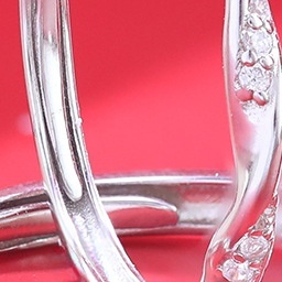 S925纯银莫比乌斯情侣戒指浪漫爱意交织简约时尚百搭素圈指环