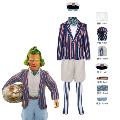 欧帕伦帕人cos服2023电影旺卡Oompa-Loompa角色扮演服装全套现货