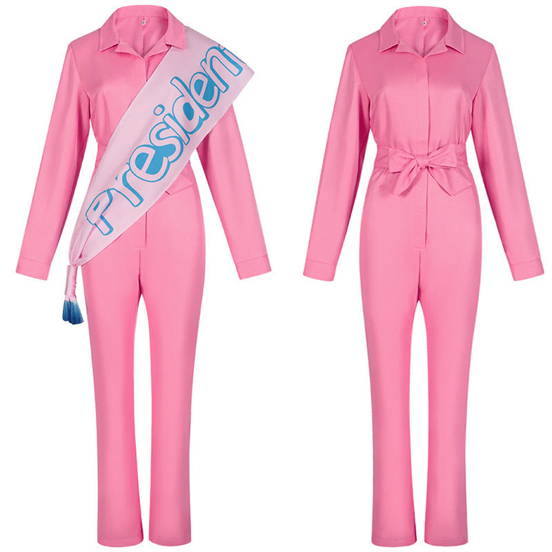 2023真人版电影Barbie芭比cos服连衣裙ken肯尼cosplay连体服