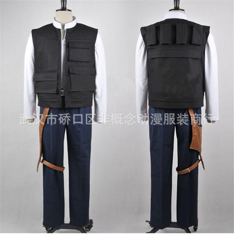 星球大战7starwars原力觉醒汉索罗HanSolo船长cosplay服装