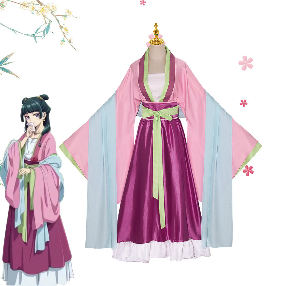 药屋少女的呢喃cos服猫猫游园会侍女假扮小姐绿青馆cosplay服装
