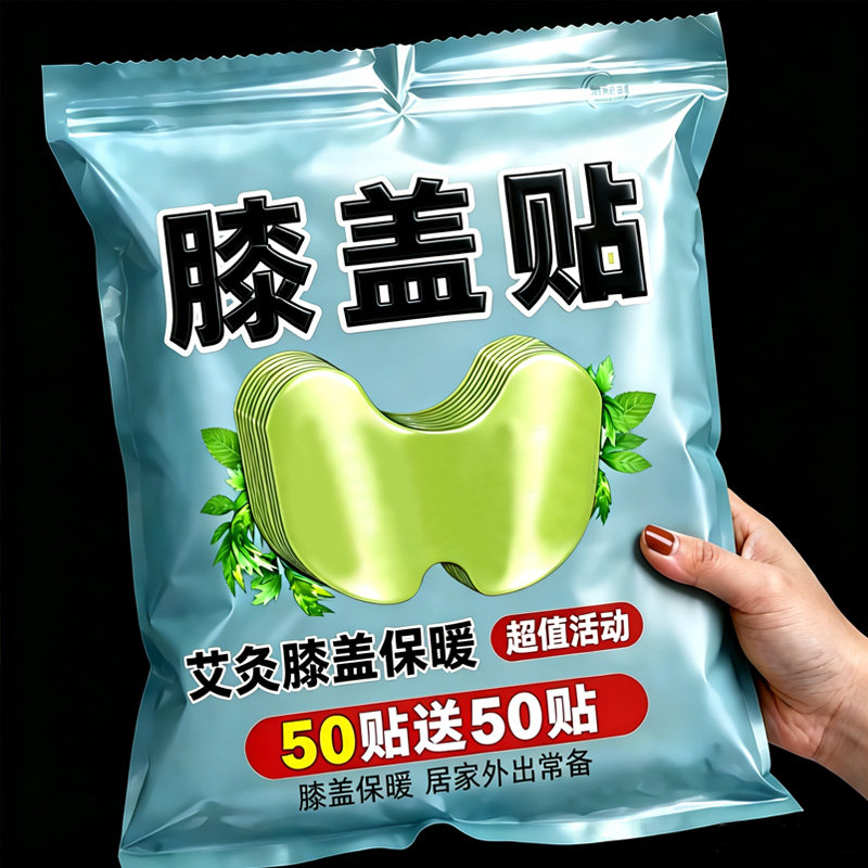 艾草膝盖贴膝盖暖颈贴颈椎贴热敷