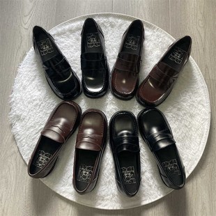 低跟日常百搭学院风 方头带缝制服鞋 现货预约 亮皮和哑光 全款