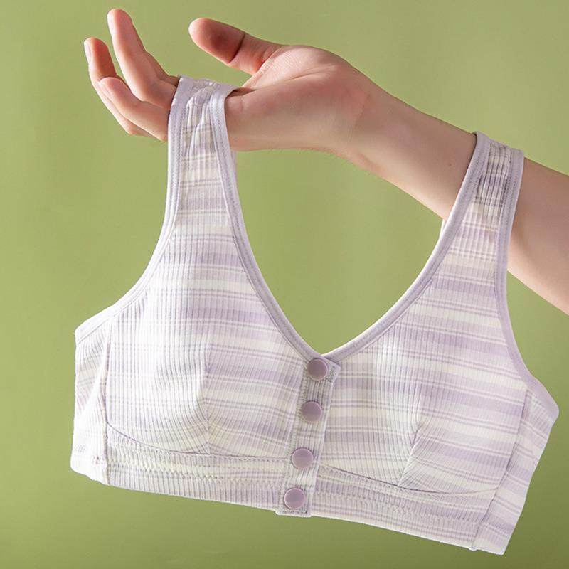 妈妈内衣背心式舒适前扣文胸无钢圈中年妇女超大码四季薄款胸罩,女士内衣/男士内衣/家居服,文胸,淘宝优惠券,粉丝福利购,淘宝优惠卷