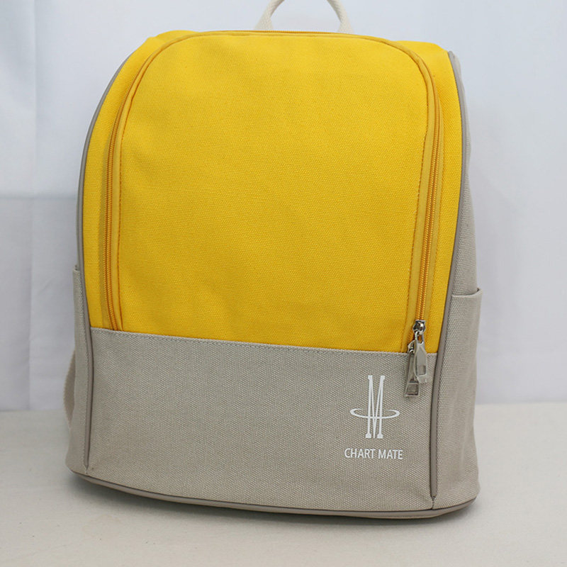 古韵缇旅行帆布包女双肩2023新款大容量学生上课书包文艺学院风布