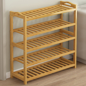 楠竹鞋 架子简易家用经济型宿舍门口客厅实木多层收纳置物架小鞋 柜