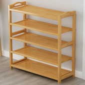 楠竹鞋 柜 架子简易多层经济型宿舍入户门口客厅家用收纳置物架小鞋