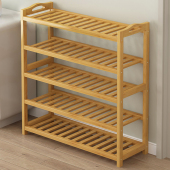 楠竹鞋 架子简易多层经济型门口宿舍客厅实木家用置物架小鞋 柜