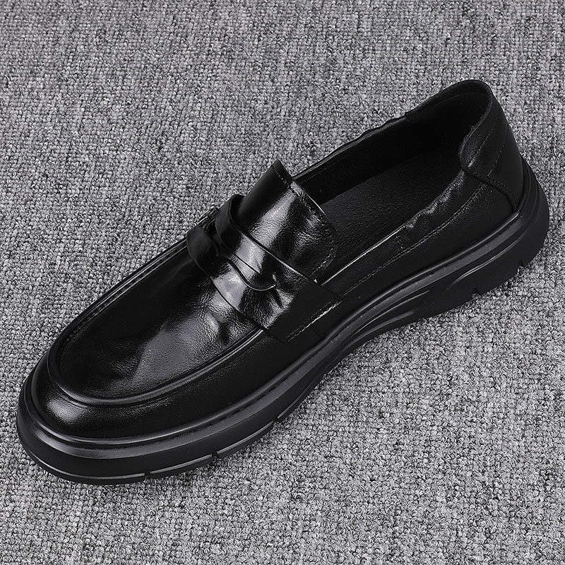 广州纯皮男鞋2025新款商务头层牛皮乐福鞋男士真皮软底休闲皮鞋潮,流行男鞋,休闲皮鞋,淘宝优惠券,粉丝福利购,淘宝优惠卷