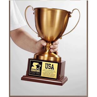 高档金属奖杯足球联赛体育竞技比赛团队冠军奖杯大型赛事颁奖加工