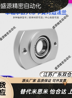 SHH带扣环嵌入对边法兰带座单轴承座组件固定座BACR BFJ23包邮10