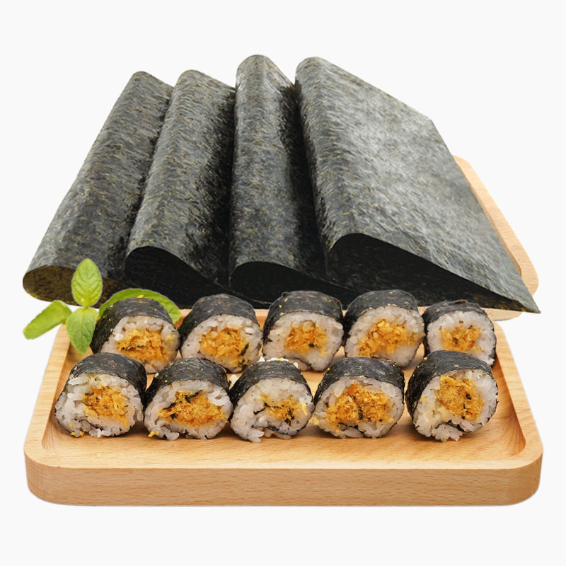 寿司海苔 绿色飞扬海苔50张 寿司紫菜包饭紫菜海苔卷即食海苔