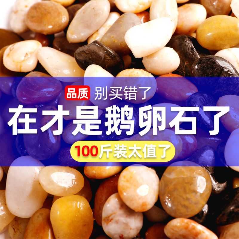 鹅卵石造景园林庭院铺路五彩色天然铺地拼花造型小石头南京雨花石