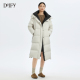 时尚 DeIFy 流行侧开叉保暖外套 羽绒服男女同款 冬新款 缔弗反季 长款