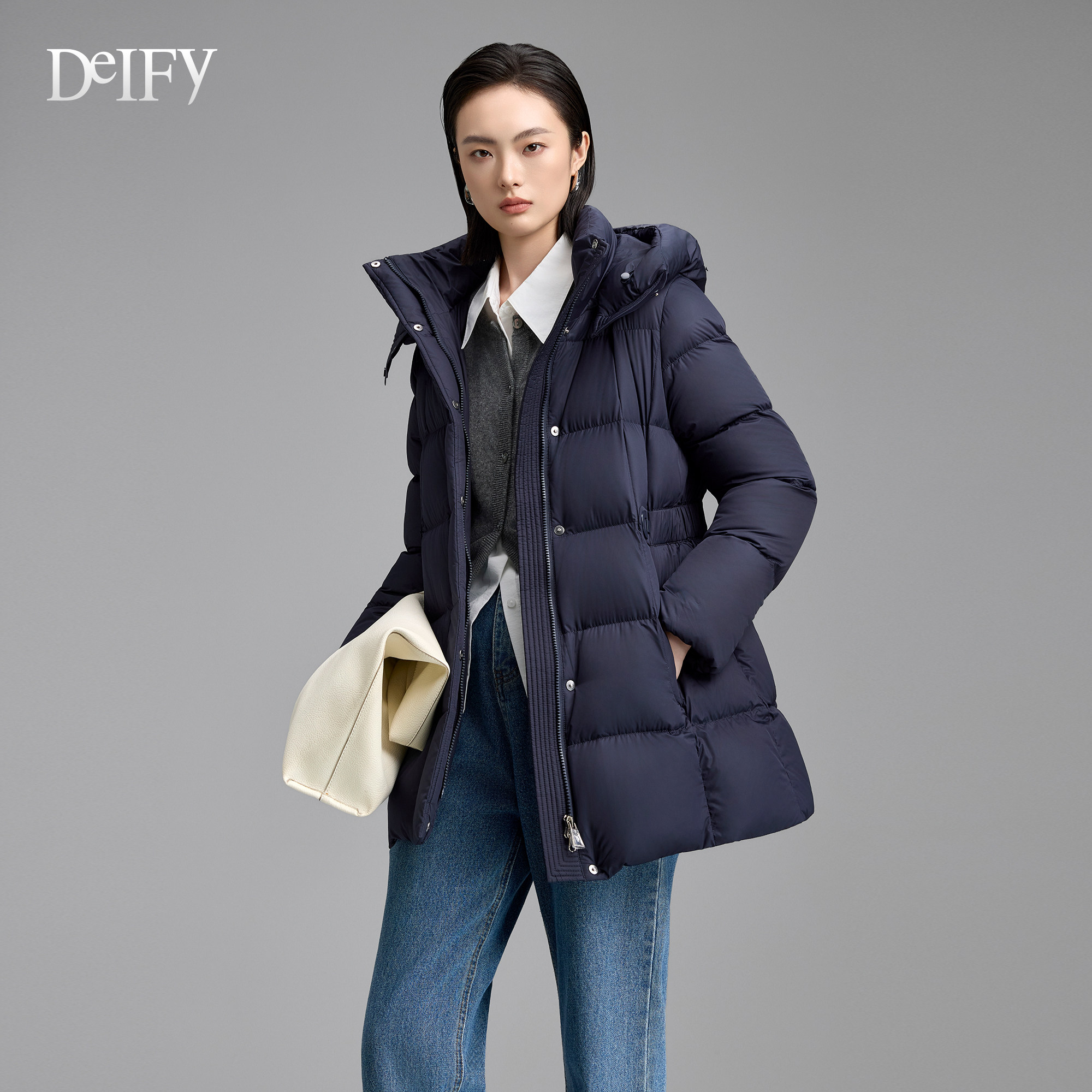DeIFy/缔弗收腰显瘦羽绒服