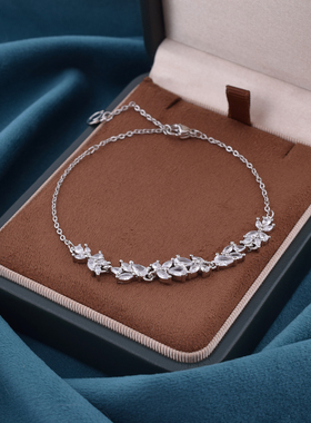 「紫藤花」纯银s925微笑手链