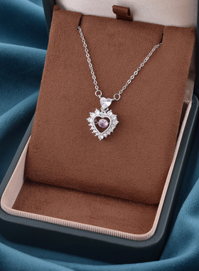 S925纯银项链女款轻奢小众