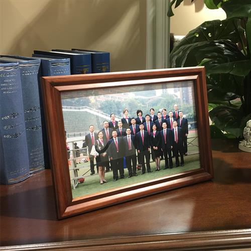 实木相框8六寸12寸家庭合影挂墙洗照片做成相框企业摆台相册定制