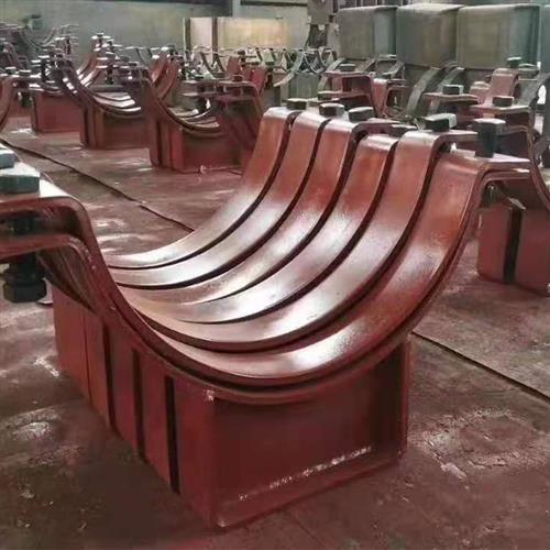 管道滑动支座导向支架基准型固定双螺栓管夹保冷管夹T型管托支架