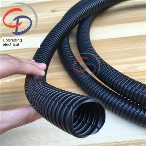 Pe塑料波纹管螺纹软管黑色塑料软管螺纹管电线电缆护套管