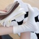 棉袜日系无骨堆堆袜春夏款 薄款 长袜 中筒袜夏季 白色袜子女春秋款