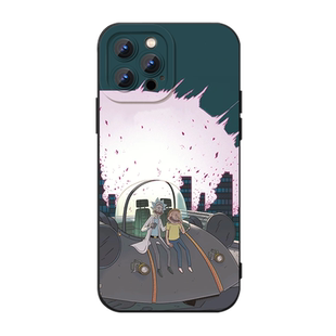瑞克和莫蒂手机壳适用苹果17华为mate60莫迪rickandmorty与莫蒂iPhone16promax15vivo14爷爷rick小米14OPPO13