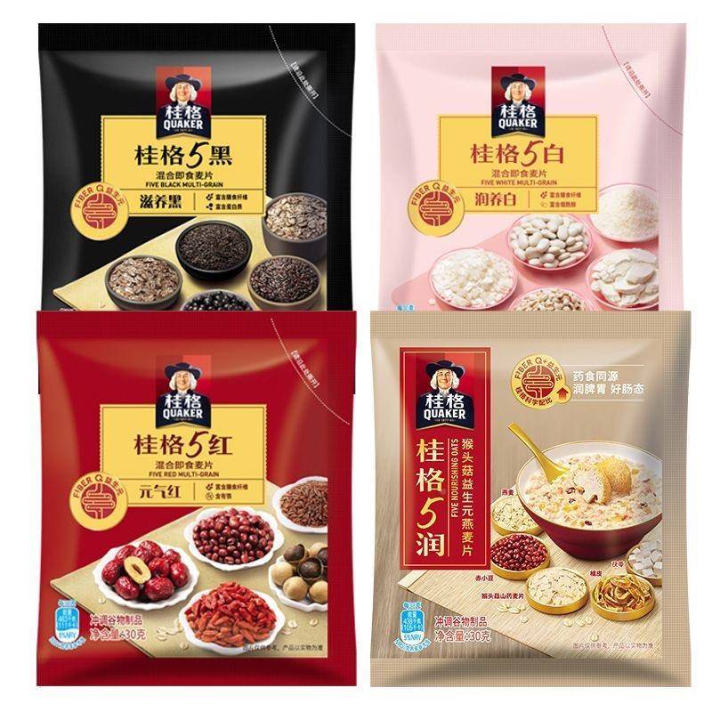 桂格冲调燕麦片营养早餐 5MQF3g*1口5袋混0系合味