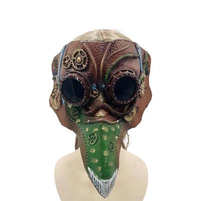 跨境朋克面具万圣节瘟疫医生面具mardi gras狂欢节派对3D动物面具