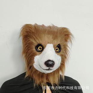扮 万圣节派对cosplay道具装 帕顿丁熊头套 可爱动物乳胶面具