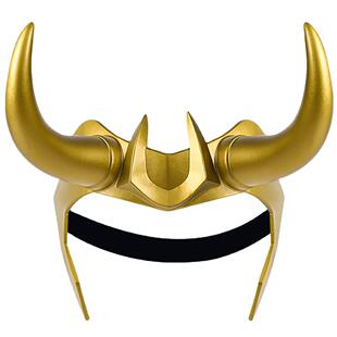 电影洛基面具 漫威影视人物模型万圣节道具 PVC软胶表演头盔