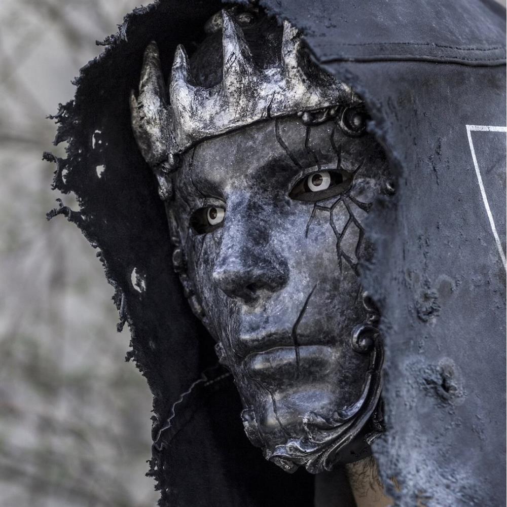 万圣节恐怖深渊王面具 全面威尼斯面具 万圣节高贵王者面具