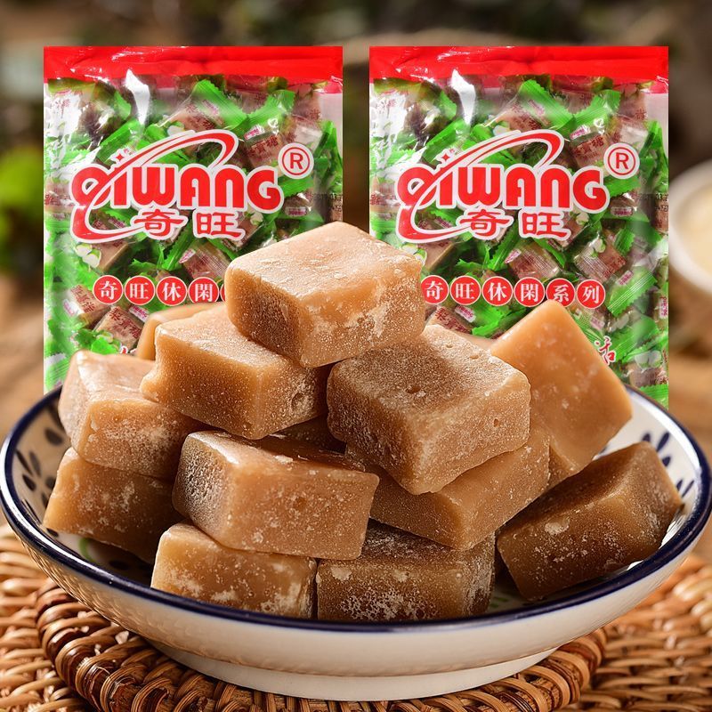 奇旺梨膏糖500g/袋薄荷味童年糖果散装休闲解馋小零食独立小包装图片