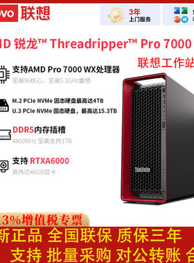 联想工作站ThinkStation P8 AMD Pro7000WX处理器全新正品
