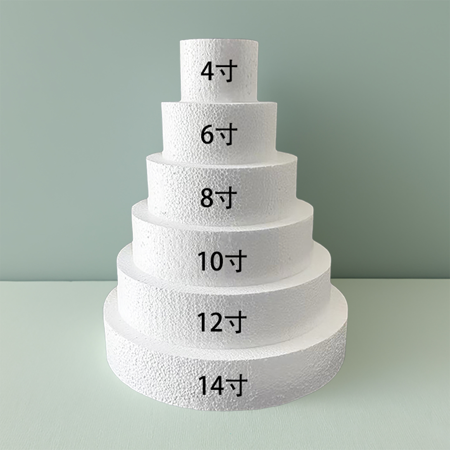 泡沫蛋糕模型假体泡沫胚生日零食蛋糕胚仿真翻糖裱花抹面练习模具