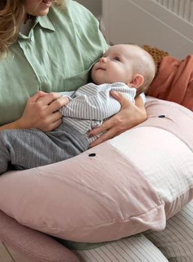 丹麦Sebra哺乳枕进口宝宝亲喂多功能枕头软包躺喂护腰枕床垫