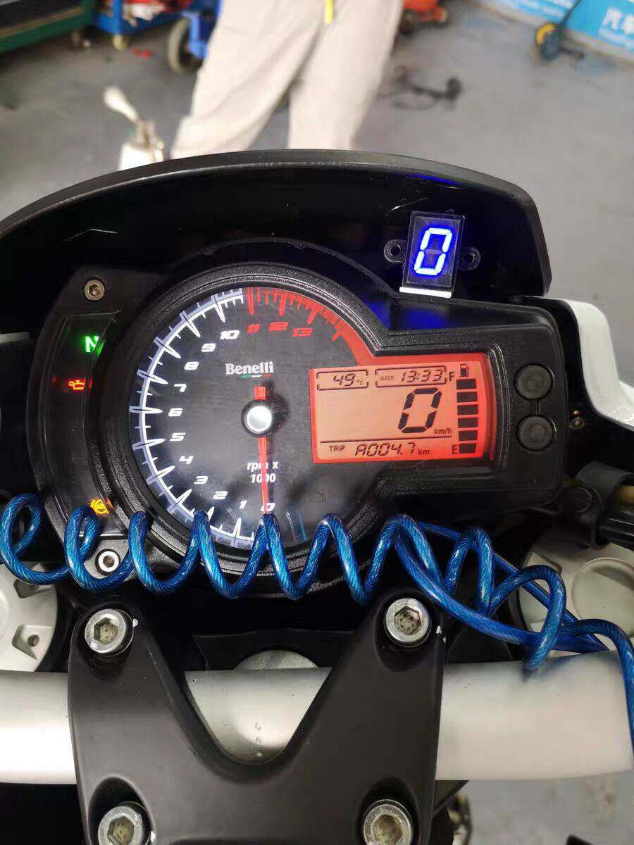 黄龙摩托车档位显示器bj300gs/bj/bn/tnt600/ 防水专用款改装配件