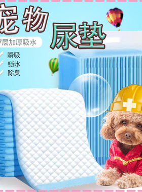 狗狗尿垫加厚除臭超大尿片隔尿布尿不湿兔子猫咪用吸水垫泰迪用品