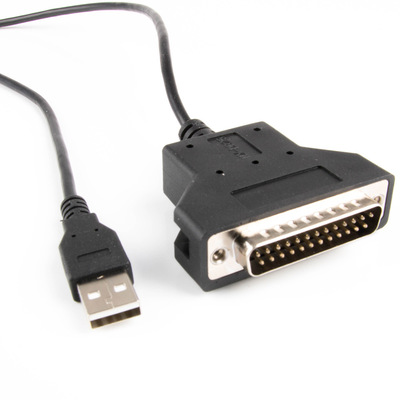 USB转DB25公头老式打印机线｜含